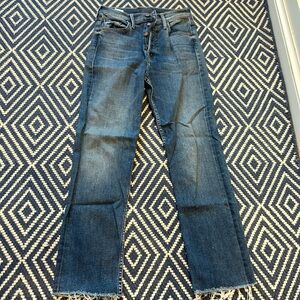 MOTHER Women's Straight Leg Jeans - Dark Blue